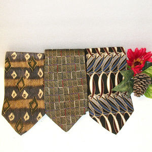 ❄️HP❄️ 3 COLOURS by Alexander Julian Silk Ties